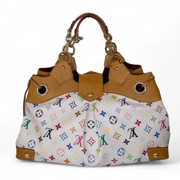 LOUIS VUITTON Murakami White Multicolor Ursula Bag - Picture 5 of 15